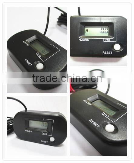Digital Waterproof Re-settable Hour Meter With Maintenance Service For Boat,Motocross,Jet Ski,Mower