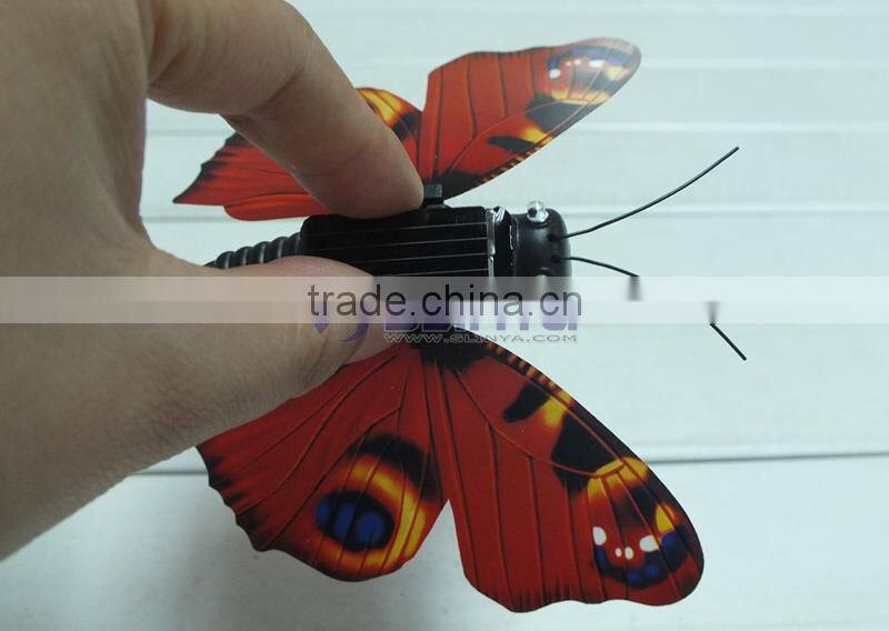 Christmas 3 Years Boy Love Enducation Toy Fly Insect Sunlight Energy Solar Butterfly
