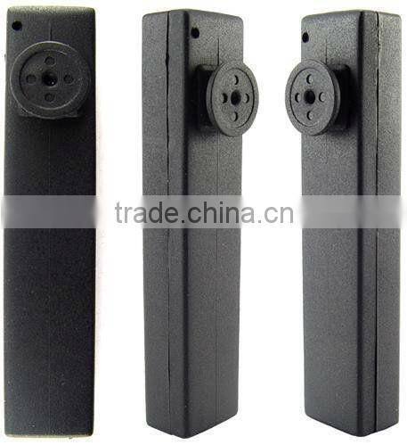 4GB Black Mini Dvr Style Button Camera Factory Hidden Button Camera With Photo Taking