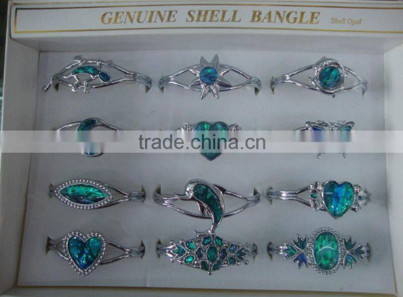 Real Abalone Shell Polished Heart Pendant One Love Heart Abalone Shell Inlay pendant