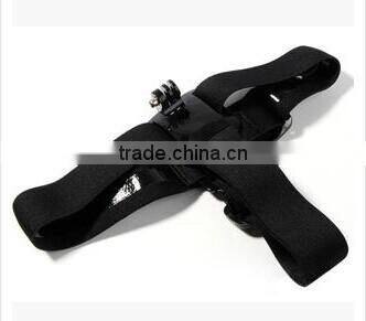 Elastic Adjustable Head Strap with Antislide Glue for Go pro HD He ro 3 2 1 Accessories