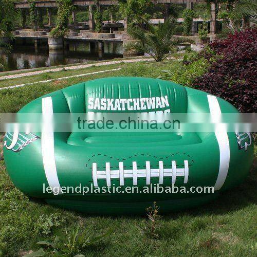 inflatable single football sofa