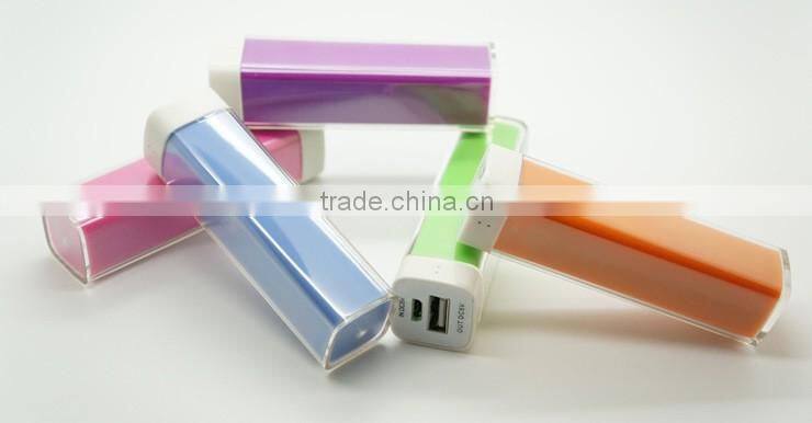promotional lipstick portable powe bank 2200mah XHB-LK