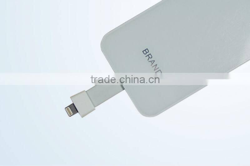 magnetic adsorption combined mobile power bank for iPhone5 5S 5C 2800mah power bank oem