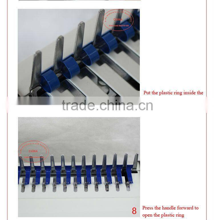 Spiral book binding machine