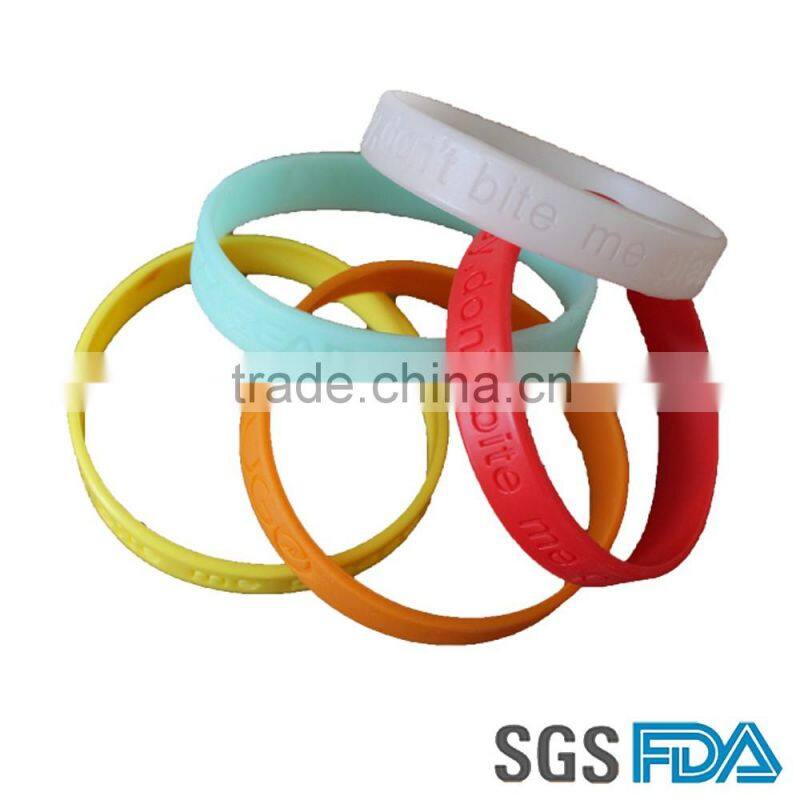 Gift custom silicone anti mosquito bracelet silicone bracelet
