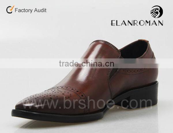real cow leather business dress shoes slip-on