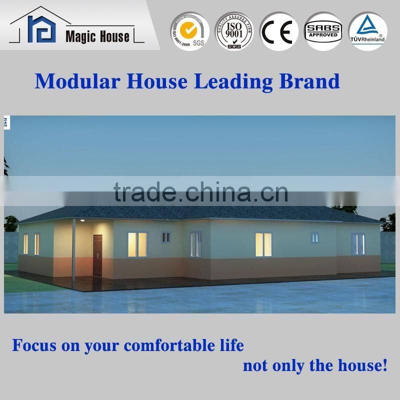 Convenient Recyclable sustainable prefab homes with excellent fireproof test and sound insullation test