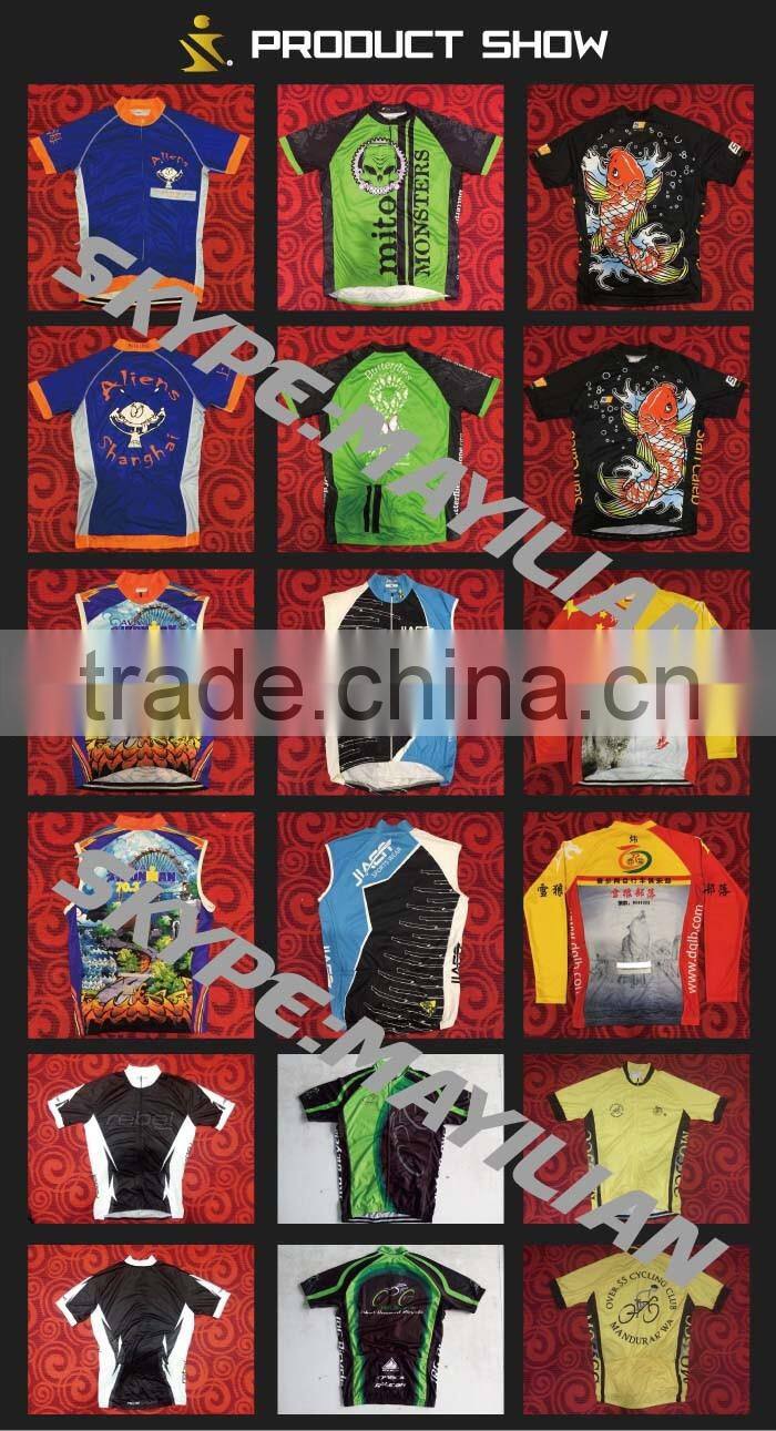 wholesale short sleeve Custom cycling jersey for cycling wear jersey cycling china