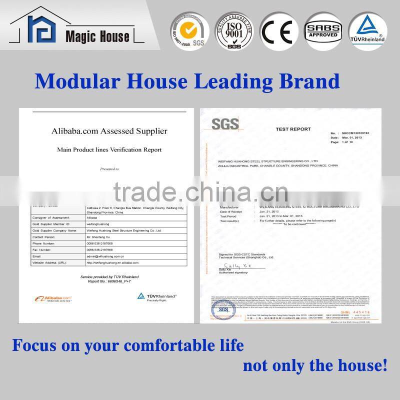 hot sale new type prefab house ready made small movable house/certificated high quality EPS house desing/sandwich panel house