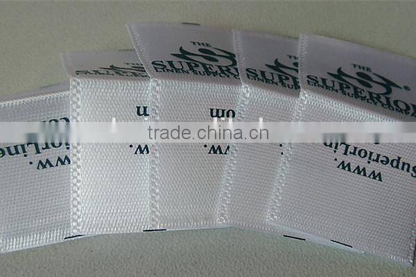 good quality custom polyester printed label for t-shirt