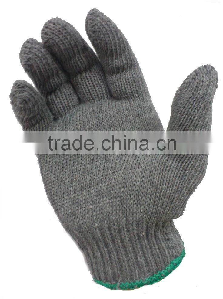 208H GREY 600 GRAMS 7 KNITTING COTTON SAFETY WORKING GLOVE