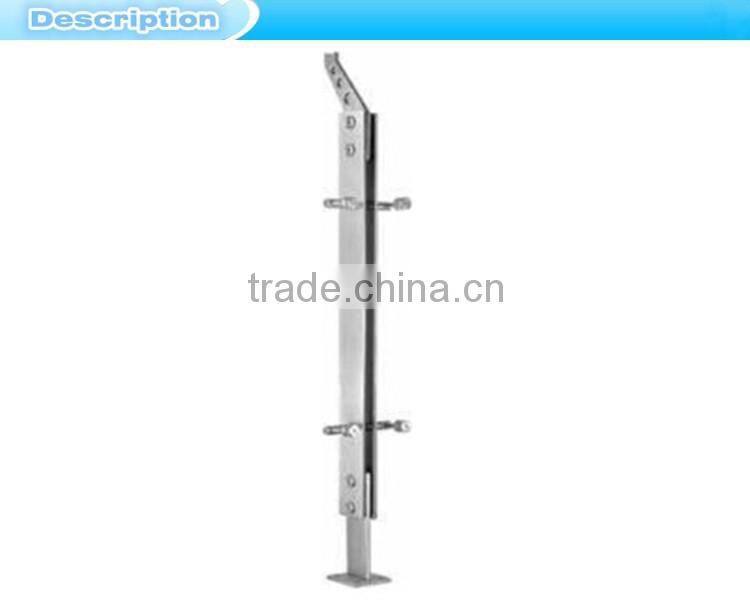 hot sale balcony post stainless steel stair railing