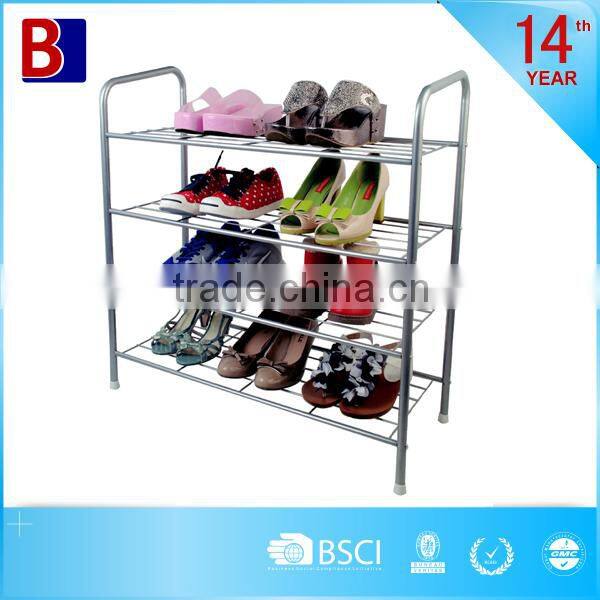 4 tiers modern iron Shoes rack