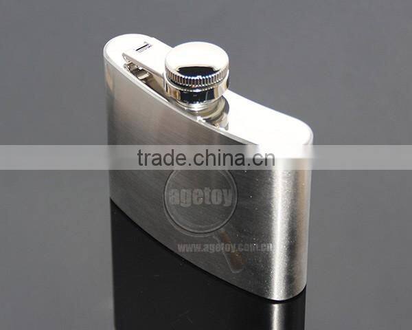 4oz Portable Flagon Kettle Oilcan Wine Pot 110ML Metal Travel Pocket Mini Liquor Stainless Steel Hip Flask