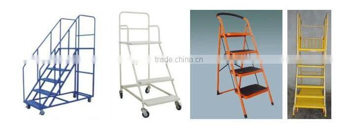 Steel folding Supermarket folding ladder truck