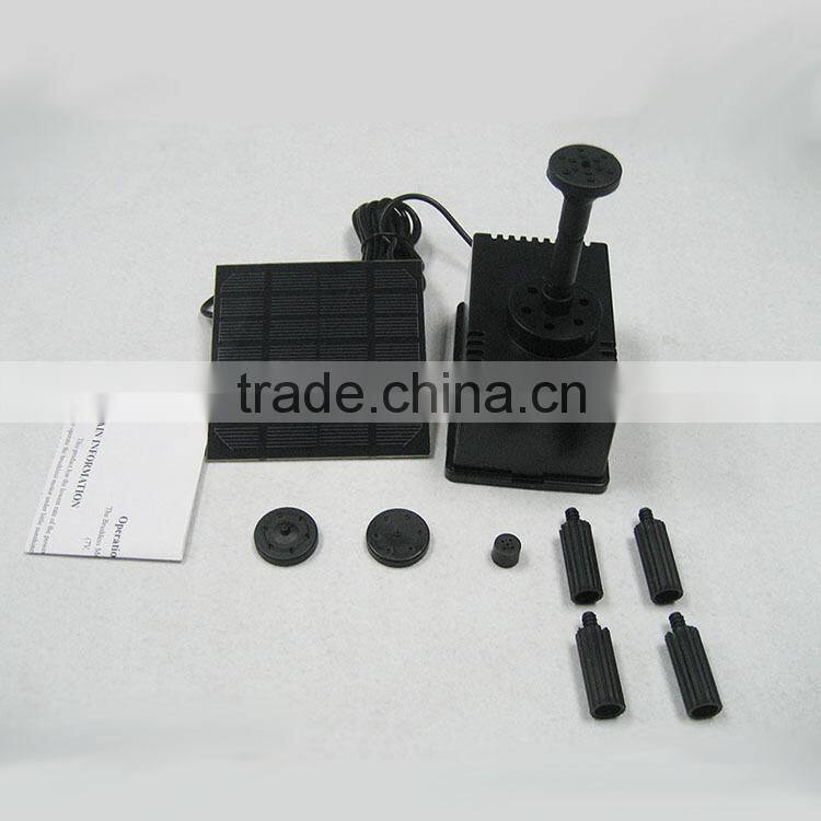 7V 1.5W Low Noise Portable Solar Pond Pump