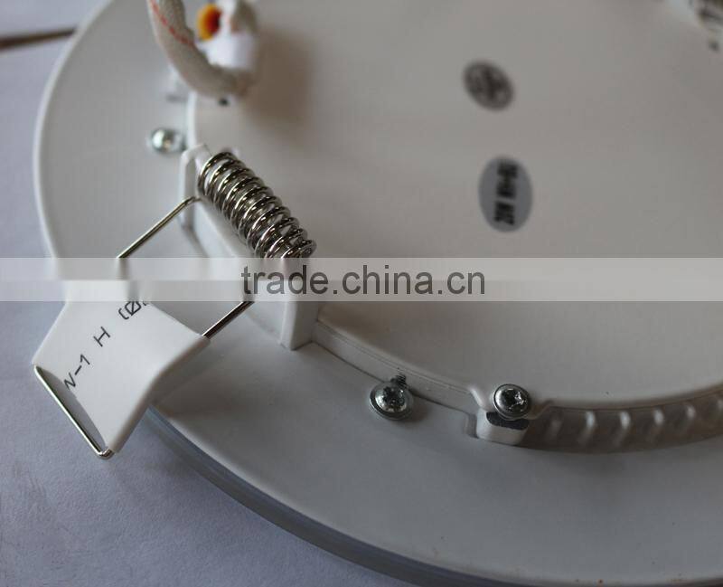 CE and ROHS Approval ultra thin round surface led panel light 3 mode