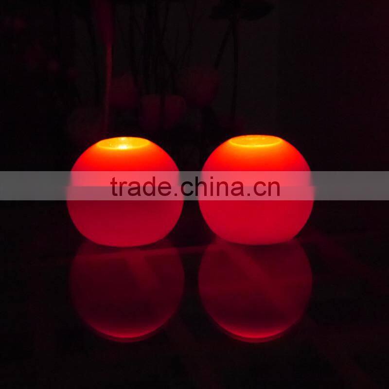 ball shape led decorative flameless candle light
