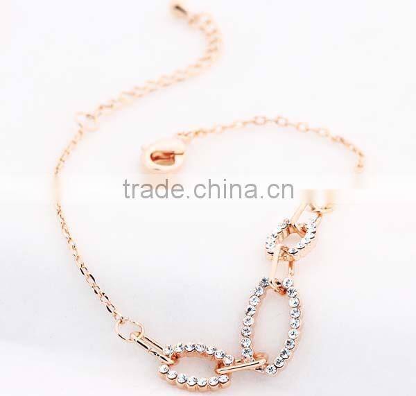 Adjustable Beautiful Golden and Crystal Bracelets