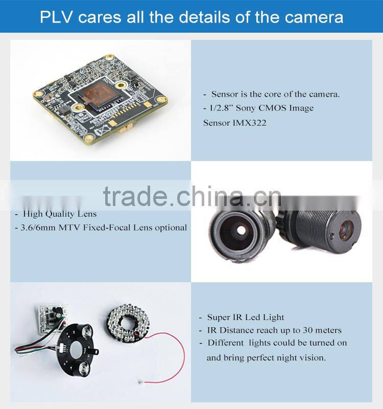 20m ir home security infrared night vision camera dome ahd cctv camera