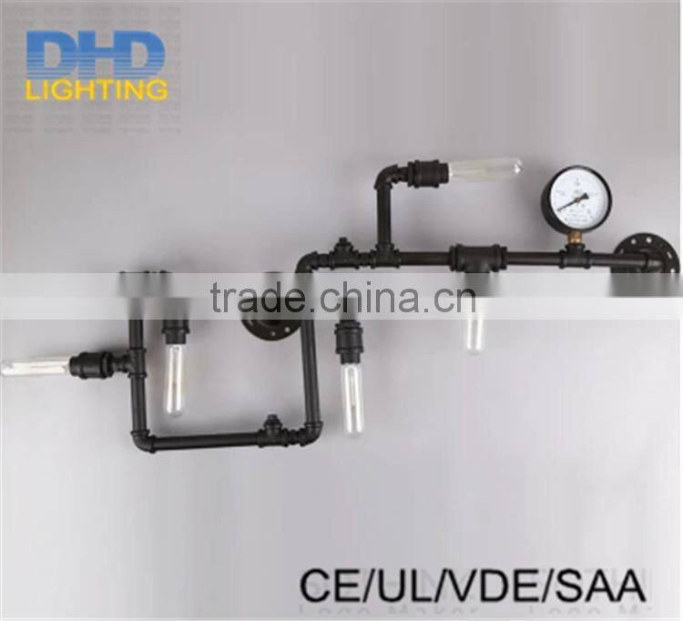 edison Wall Lamp Ancient Water Pipe Sconce American Vintage Industrial Light Fixtures Home Decor 110V-220V