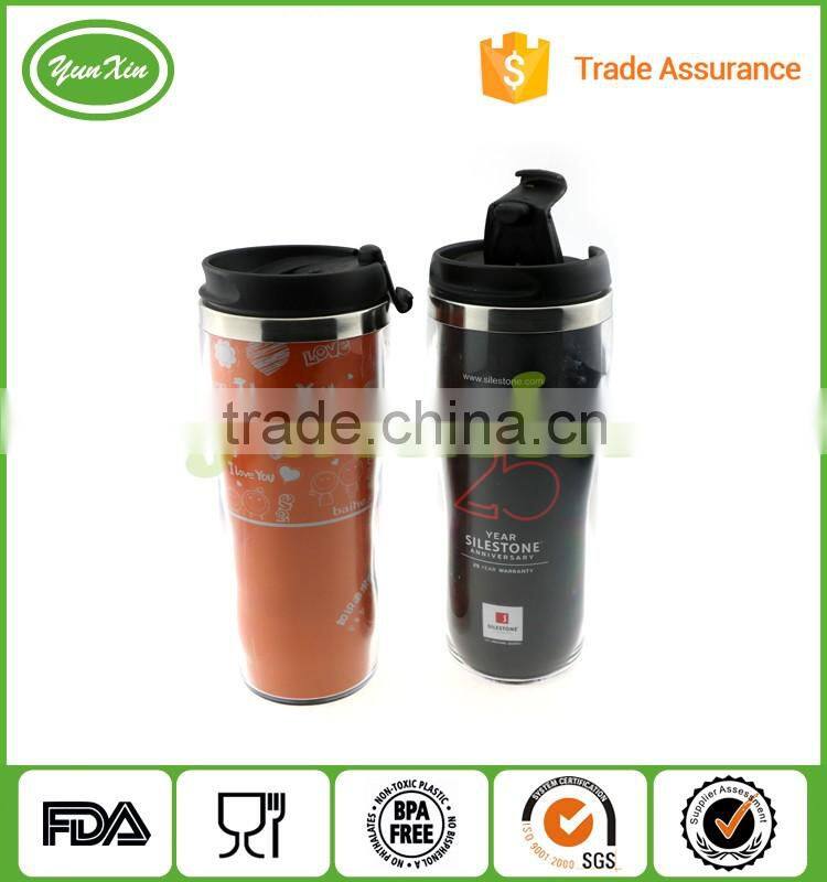 350ml BPA-free Starbucks coffee Travel Mug With Paper Insert, Auto Mug