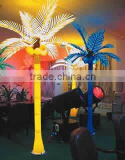 Led outdoor solar tree lights