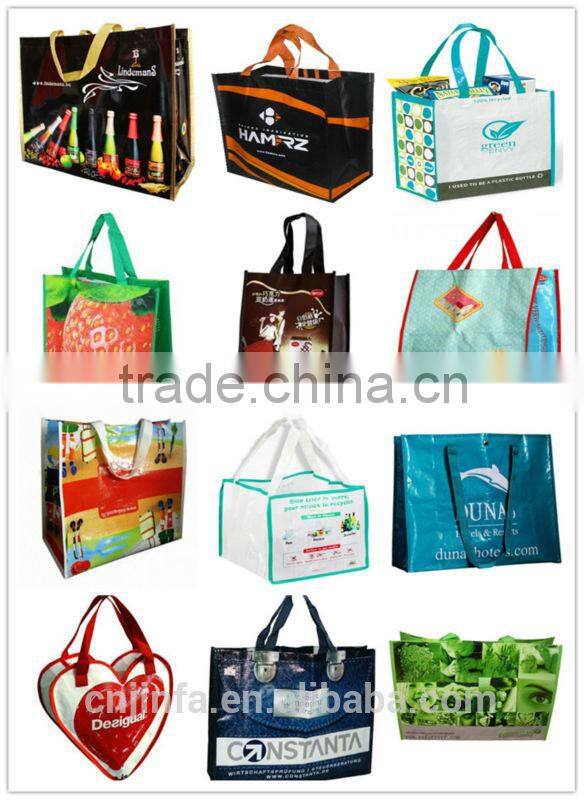 Handled,Zipper stand Style and PP woven,100% recycled PP woven Material hotel laundry bags