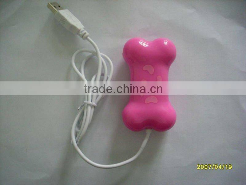 bone shape usb hub/bone shape 4 port usb hub