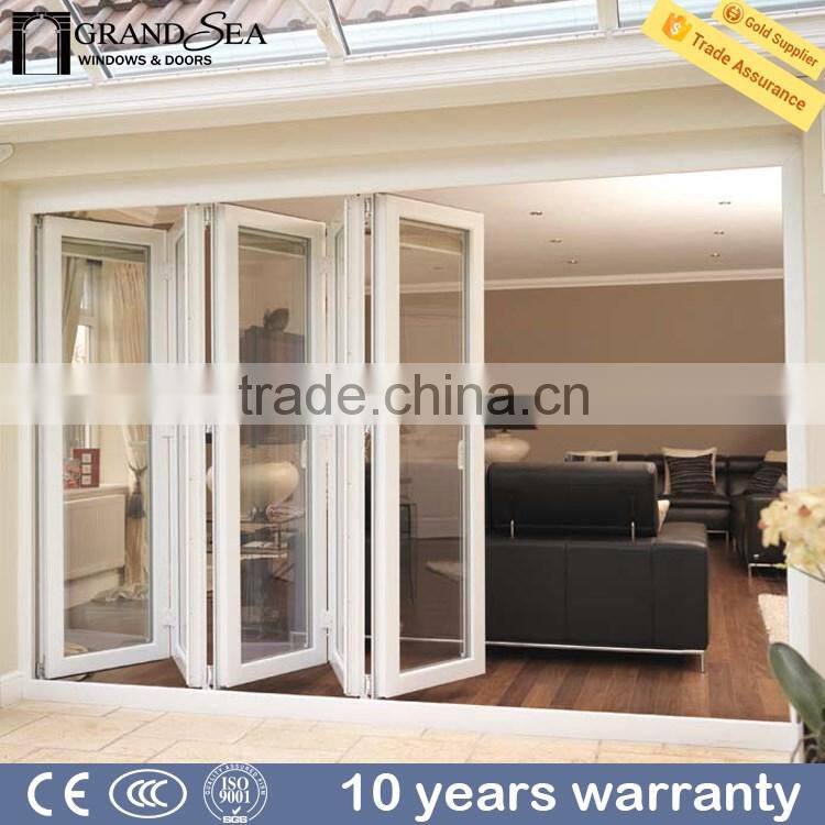 aluminium double glazed bifold interior doors for sale