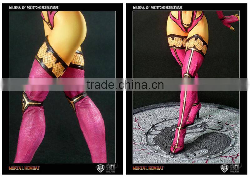 resin hot sexy mask girl statue,moive character resin figurine