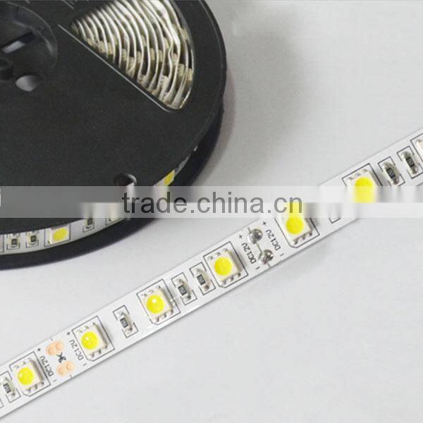 5050 SMD 60led/m Warm White Non-waterproof 300leds LED Flexible Strip Light CE/ROHS