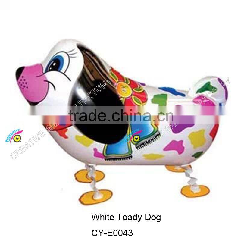 2015 wholesale animal shaped walking pet balloon helium walking pet balloon different color walking spot dog balloon