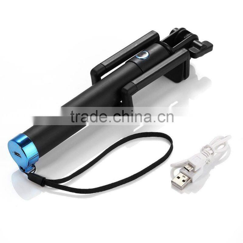 Extendable selfie bluetooth monopod, selfie stick with bluetooth shutter button