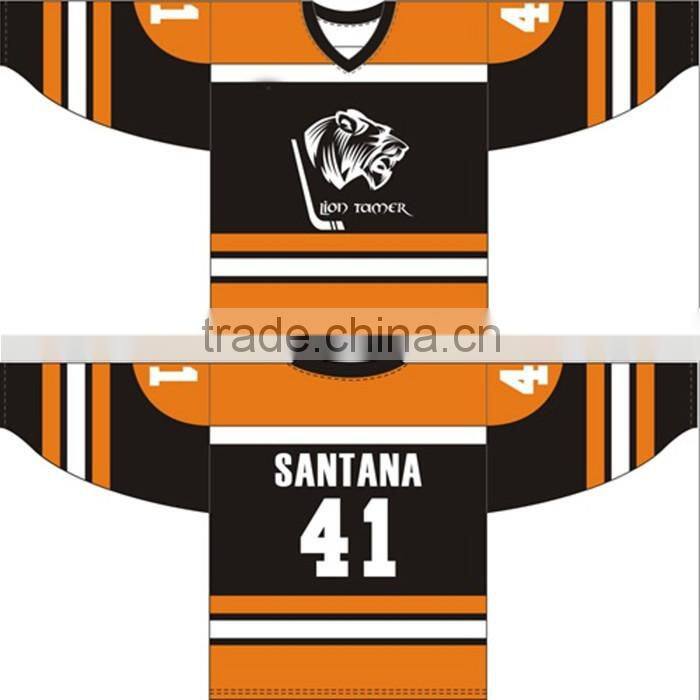 Wholesale european sublimated team set custom ice hockey jersey china