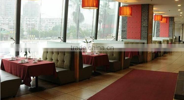 2 Seater Fabric/Leather Restaurant Furniture Seating