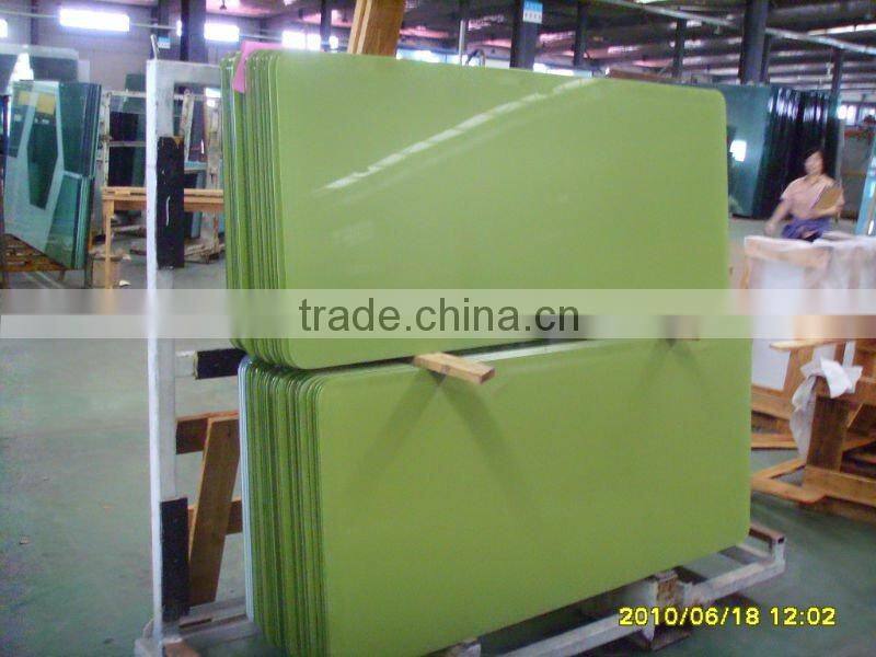 Ceramic silk screen printing glass