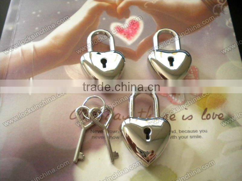 AJF 2015 cheap silver 2 keys Diary Locks for notebooks