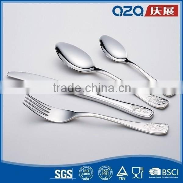 OEM flatware dishwasher-safe high quality spoon and fork factory with pattern