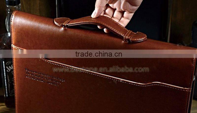 Custom Portable Leather Busines Portfolio