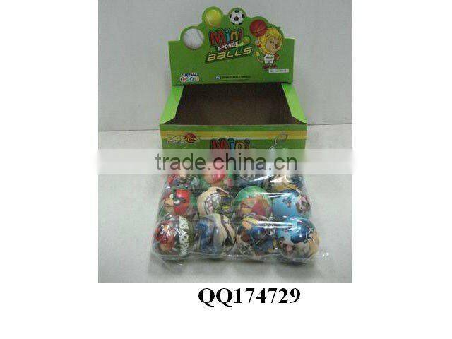 Lovely pu sport ball 2.5inch 3pcs