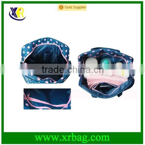 fashion dot style big portable mummy bag