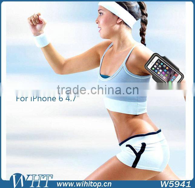 2015 New Arrival Mobile Phone Case Armband for iPhone 6 Plus Running Jogging Sports