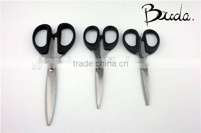 Hot sale stainless steel with plastic handle student scissors BD-S1600