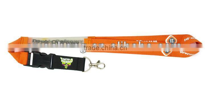 Thick double layer lanyards with my logo