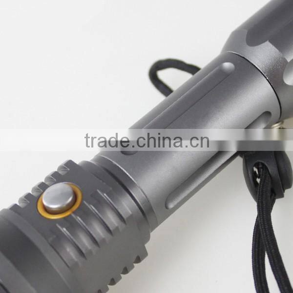 Rechargeable long distance green laser flashlight torches with led flashlight with laser pointer