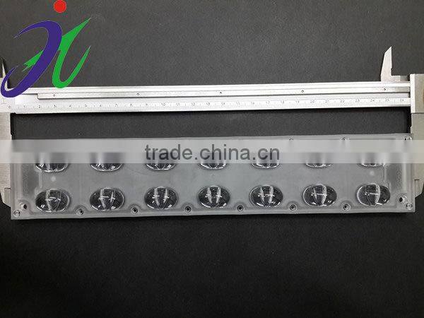 High quality 2*7 cree xpe led street light lens