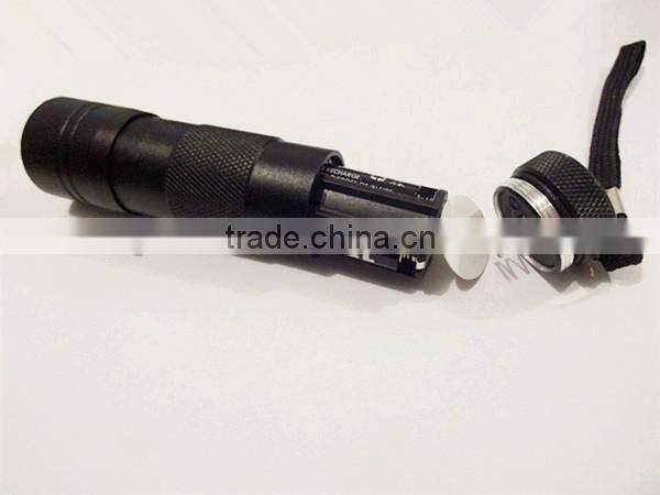 GS-8085 Aluminum Ultra Violet Led Flashlight 395-400nm 9 LED UV Torch Light