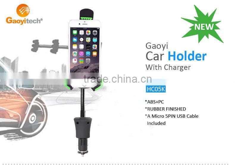 360 roattion 1 port usb car charger mount HC05K